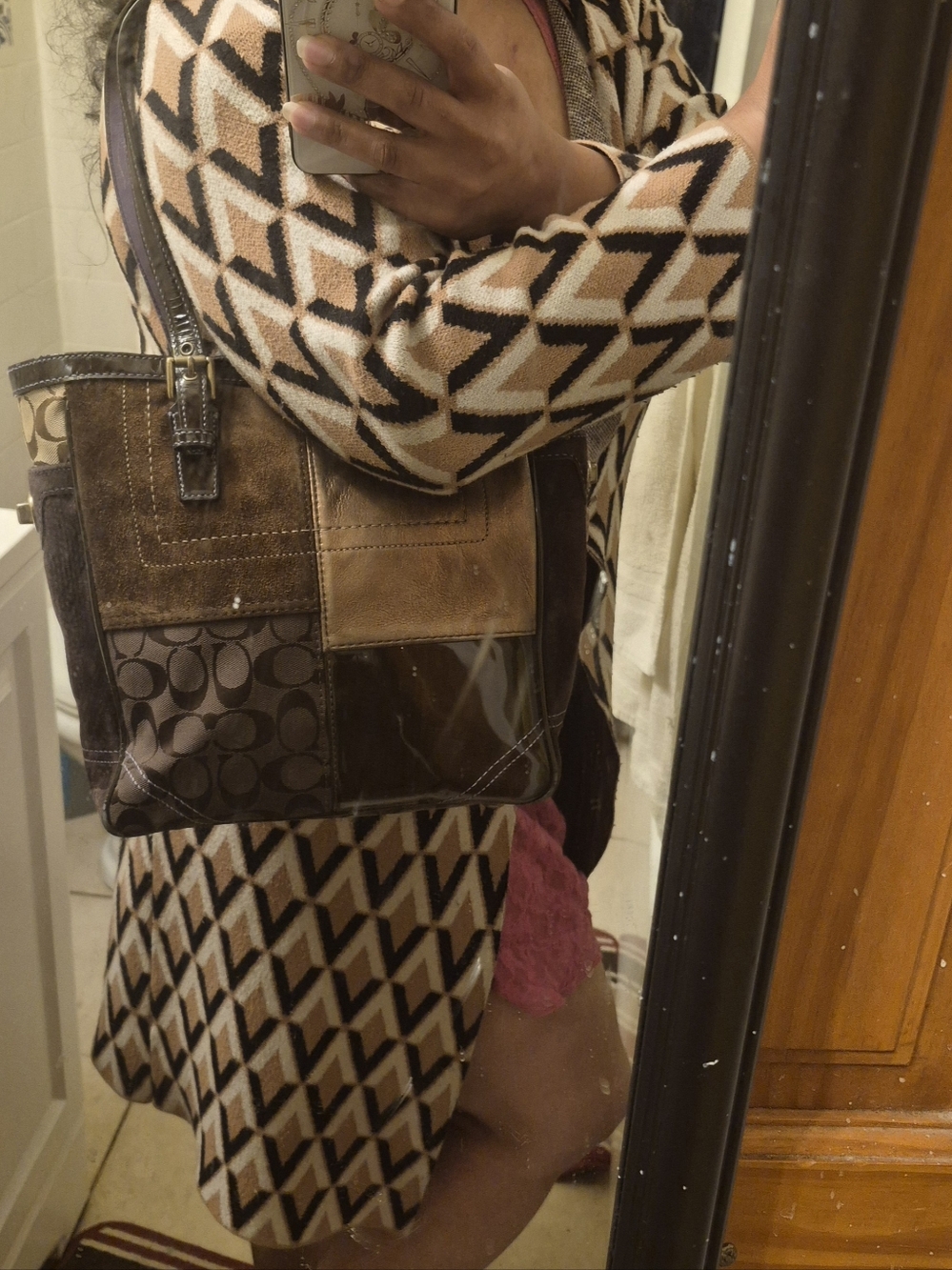 Vintage Coach Hamptons Weekend Patchwork Tote - Picture 11 of 11